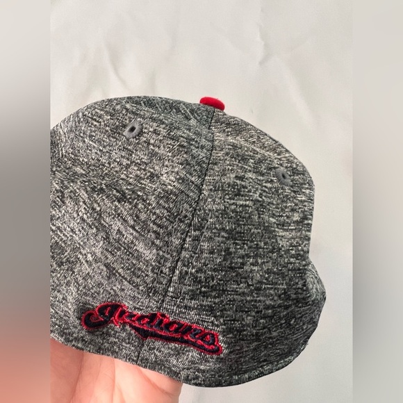 New era 39 Thirty Baseball Block C Logo Hat Men's Black/ Gray/ Red - Picture 2 of 6